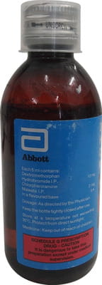 Phensedyl Dx Bottle Of 100ml Syrup