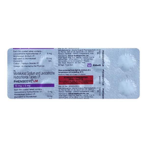 Phensedyl Lm Strip Of 10 Tablets