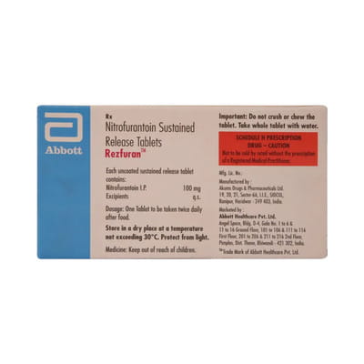 Rezfuran 100mg Strip Of 14 Tablets