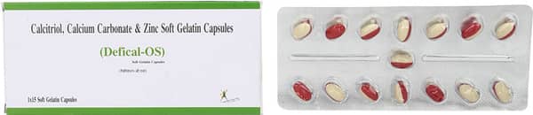 Defical Os Strip Of 15 Softgel Capsules