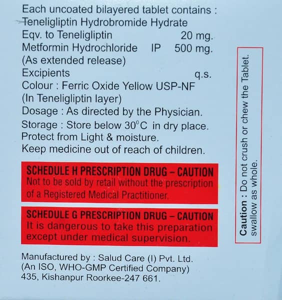Tenelivio 20Mg Strip Of 10 Tablets
