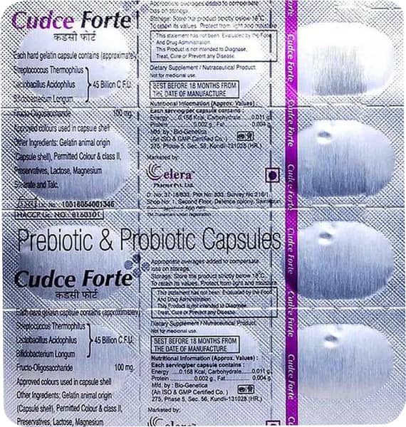 Cudce Forte Strip Of 10 Capsules
