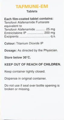 Tafmune Em Strip Of 30 Tablets