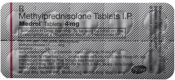 Allpred 4mg Strip Of 10 Tablets