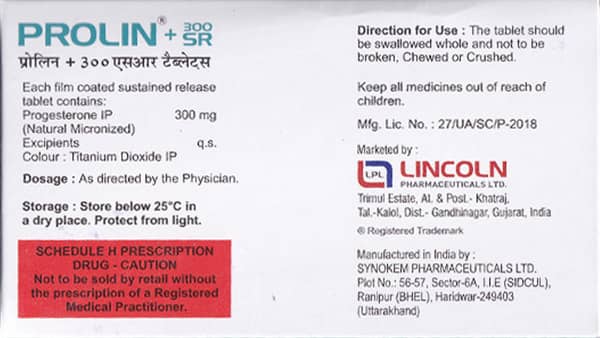 Prolin 300Mg Sr Strip Of 10 Tablets