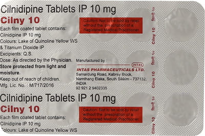 Cilny 10mg Strip Of 15 Tablets