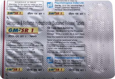 Gm Sr 1mg Strip Of 10 Tablets