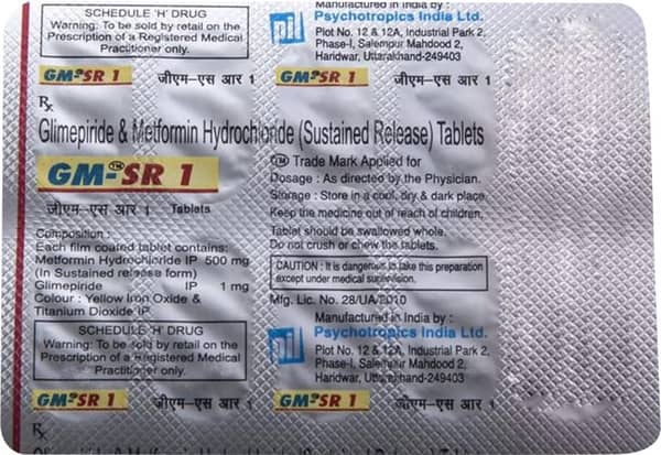 Gm Sr 1mg Strip Of 10 Tablets