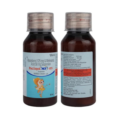 Pacimol Mf 125mg Bottle Of 60ml Suspension