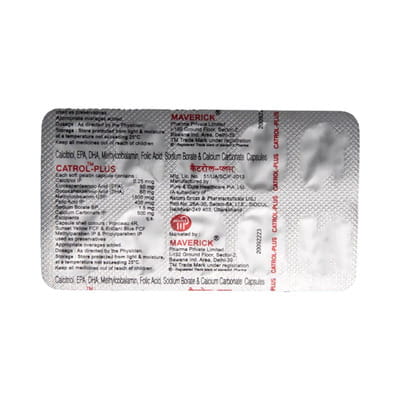 Catrol Plus Strip Of 10 Capsules