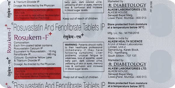 Rosukem F Plus Strip Of 10 Tablets