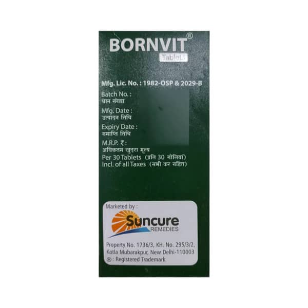 Bornvit Bottle Of 30 Tablets