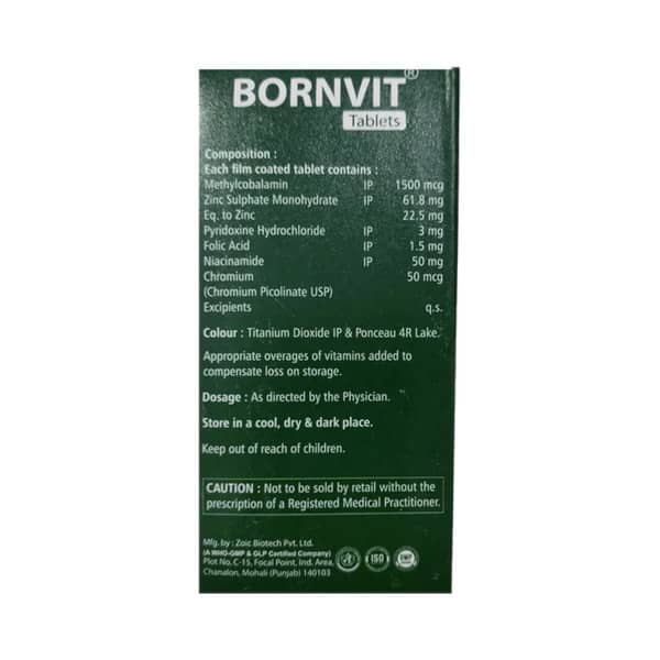 Bornvit Bottle Of 30 Tablets