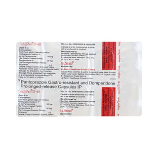 Inhipraz D 40mg Strip Of 10 Capsules