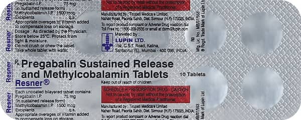 Resner Strip Of 10 Tablets