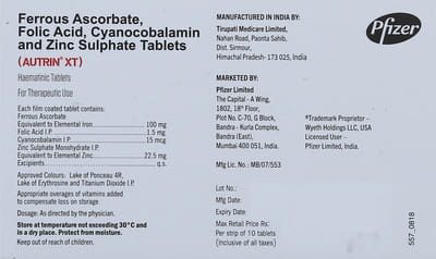 Autrin Xt Strip Of 10 Tablets