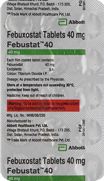Febustat 40 Tablet