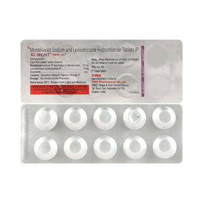Xl Mont 5mg/10mg Strip Of 10 Tablets