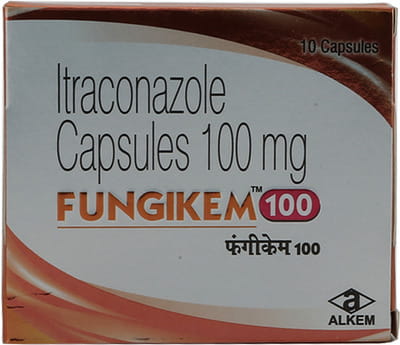 Fungikem 100mg Strip Of 10 Capsules
