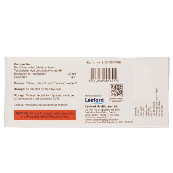 Debiliptin 20Mg Strip Of 10 Tablets