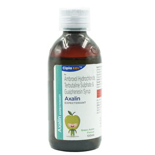 Axalin Green Apple Flavour Expectorant 100Ml