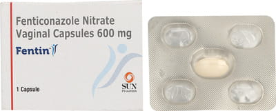 Fentin 600mg Strip Of 1 Vaginal Capsule