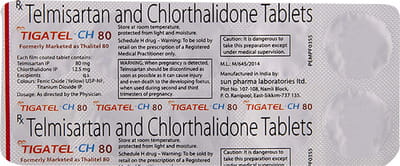 Tigatel Ch 80mg Strip Of 10 Tablets