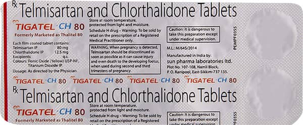 Tigatel Ch 80mg Strip Of 10 Tablets