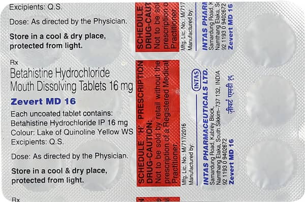 Zevert MD 16 Tablet