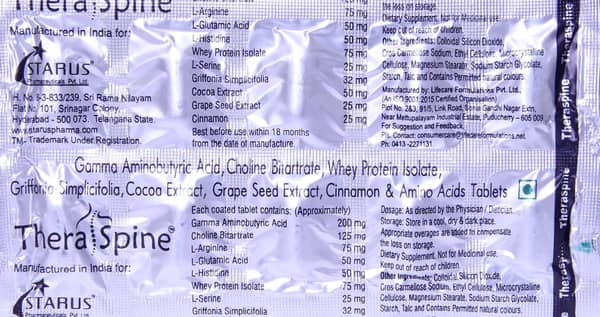 Thera Spine Strip Of 10 Tablets