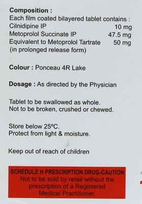 Cinod Beta 10mg/50mg Strip Of 15 Tablets