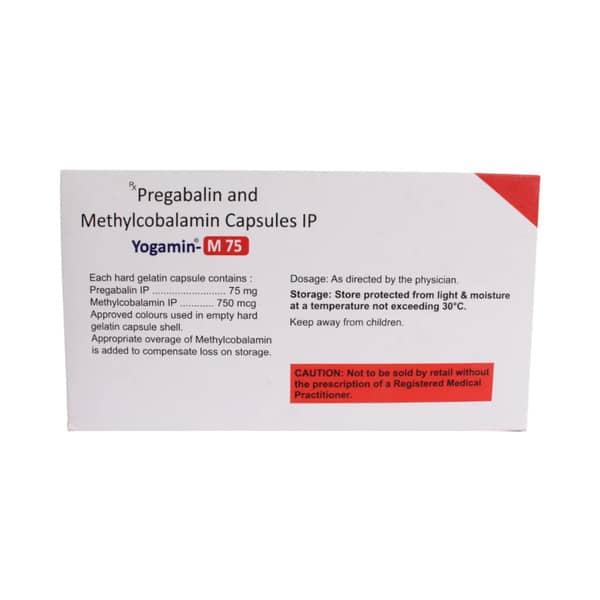 Yogamin M 75mg Strip Of 10 Capsules