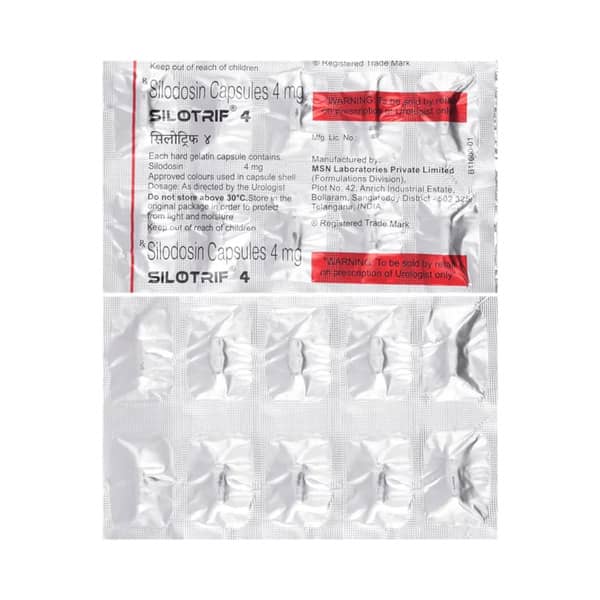 Silotrif 4mg Strip Of 10 Capsules