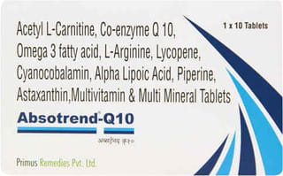 Absotrend Q 10 Strip Of 10 Tablets