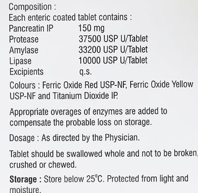 Enzase 10000 Strip Of 10 Tablets