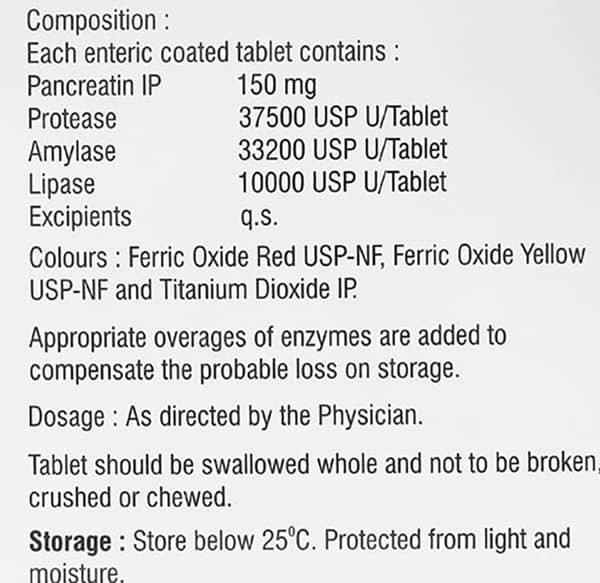 Enzase 10000 Strip Of 10 Tablets