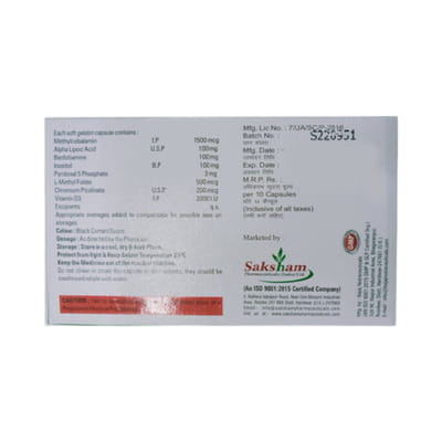 Nerwita Forte Strip Of 10 Capsules