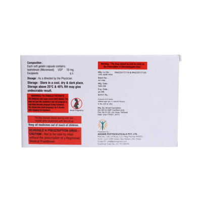 Zit 10mg Strip Of 10 Capsules