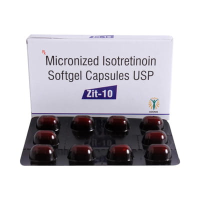 Zit 10mg Strip Of 10 Capsules