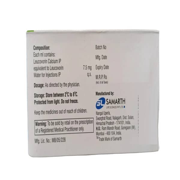 Leucorin 15Mg Injection 2Ml