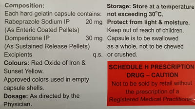 Zuropraz D 20mg Strip Of 10 Capsules