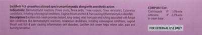 Lactifem Itch Tube Of 20gm Cream