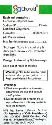 Osmolube Ds Bottle Of 10ml Eye Drops