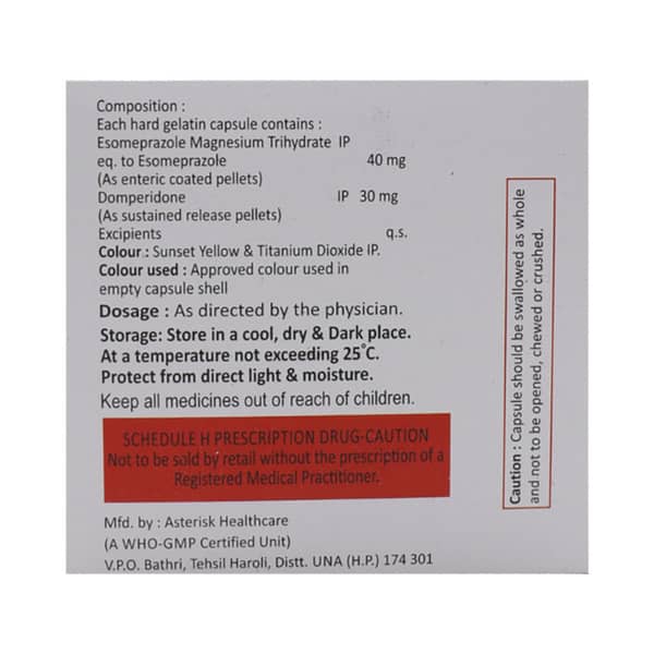 Esotab Dsr Strip Of 10 Capsules