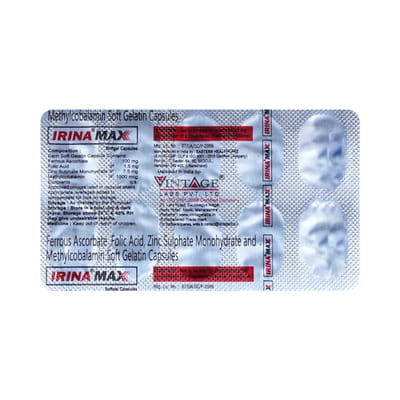Irina Max Strip Of 10 Capsules