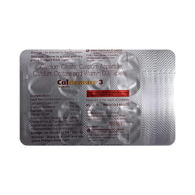 Caldemure 3 Strip Of 10 Tablets