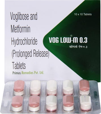 Voglow M 0.3mg Strip Of 10 Tablets