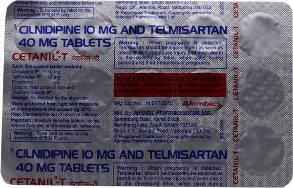Cetanil T Tablet