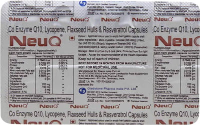 Neuq Strip Of 10 Capsules