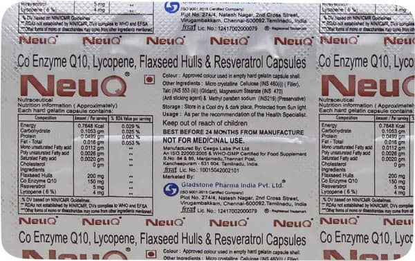 Neuq Strip Of 10 Capsules